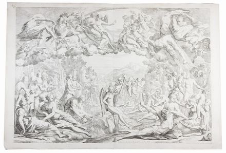  Pietro Testa  (Lucca, 1611 - Roma, 1650) : Allegorie delle stagioni.  - Asta Stampe, Disegni e Dipinti dal XVI al XX secolo - Libreria Antiquaria Gonnelli - Casa d'Aste - Gonnelli Casa d'Aste