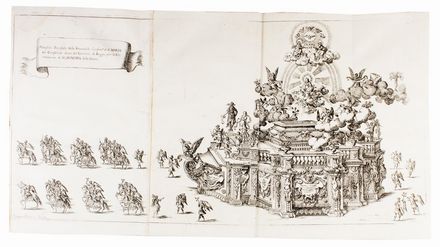  Certani Giacomo : Maria Vergine Coronata. Descrizione, e Dichiarazione della Divota Solennità fatta in Reggio li 13 maggio 1674.  Giuseppe Maria Mitelli  (Bologna, 1634 - 1718), Carlo Virginio Draghi, Francesco Torri, Orazio Talami  - Asta Libri, Manoscritti e Autografi - Libreria Antiquaria Gonnelli - Casa d'Aste - Gonnelli Casa d'Aste