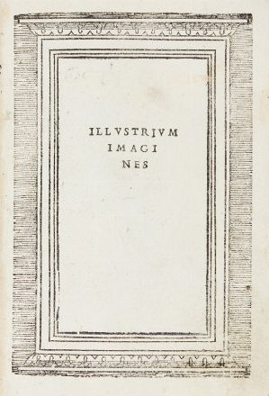  Fulvio Andrea : Illustrium imagines.  - Asta Libri, Manoscritti e Autografi - Libreria Antiquaria Gonnelli - Casa d'Aste - Gonnelli Casa d'Aste