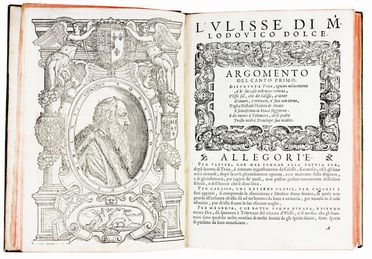  Dolce Lodovico : L'Ulisse [...] da lui tratto dall'Odissea d'Homero et ridotto in ottava rima [...] Con argomenti et allegorie a ciascun canto... Letteratura italiana, Letteratura classica, Mitologia, Figurato, Letteratura, Letteratura, Religione, Collezionismo e Bibliografia  Homerus  - Auction Books, Manuscripts & Autographs - Libreria Antiquaria Gonnelli - Casa d'Aste - Gonnelli Casa d'Aste