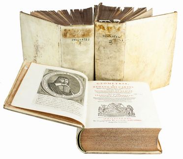  Descartes Ren : Opera omnia  Franz (van) Schooten  (1615 - 1660)  - Asta Libri, Manoscritti e Autografi - Libreria Antiquaria Gonnelli - Casa d'Aste - Gonnelli Casa d'Aste