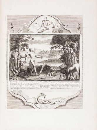  Marne Louis Antoine de : Histoire sacrée de la Providence et de la conduite de Dieu sur les hommes [...] representée en cinq cent tableaux gravez d'apres Raphael et autres grands maîtres.  - Asta Libri, Manoscritti e Autografi - Libreria Antiquaria Gonnelli - Casa d'Aste - Gonnelli Casa d'Aste