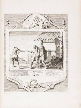  Marne Louis Antoine de : Histoire sacrée de la Providence et de la conduite de Dieu sur les hommes [...] representée en cinq cent tableaux gravez d'apres Raphael et autres grands maîtres.  - Asta Libri, Manoscritti e Autografi - Libreria Antiquaria Gonnelli - Casa d'Aste - Gonnelli Casa d'Aste