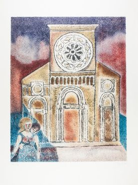  Gentilini Franco : Cathdrales d'Amour. Huit litographies originales en couleurs prsentes par R. Carrieri et Patrick Waldberg.  Raffaele Carrieri  (Taranto, 1905 - Pietrasanta, 1984)  - Asta Libri, Manoscritti e Autografi - Libreria Antiquaria Gonnelli - Casa d'Aste - Gonnelli Casa d'Aste