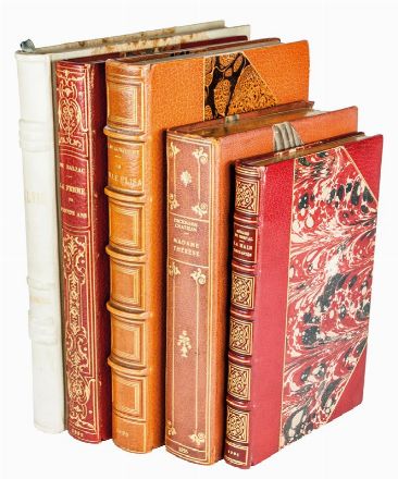  Erckmann Emile, Chatrian Alexandre : Madame Thérèse. Nouvelle édition illustrée. Eaux-fortes originales de W. Julian-Damazy rehaussées à l'aquarelle.  William Julian-Damazy, Honoré (de) Balzac, Edmond (de) Goncourt  (1822 - 1896), Nerval Gérard de [pseud. di Labrunie Gérard]  - Asta Libri, Manoscritti e Autografi - Libreria Antiquaria Gonnelli - Casa d'Aste - Gonnelli Casa d'Aste