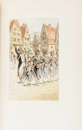  Erckmann Emile, Chatrian Alexandre : Madame Thérèse. Nouvelle édition illustrée. Eaux-fortes originales de W. Julian-Damazy rehaussées à l'aquarelle.  William Julian-Damazy, Honoré (de) Balzac, Edmond (de) Goncourt  (1822 - 1896), Nerval Gérard de [pseud. di Labrunie Gérard]  - Asta Libri, Manoscritti e Autografi - Libreria Antiquaria Gonnelli - Casa d'Aste - Gonnelli Casa d'Aste