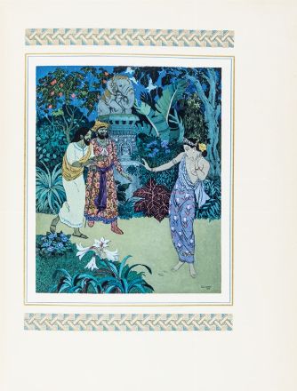  Barrucand Victor : Le Chariot de terre cuite. D'après la pièce du théâtre indien attribuée au roi Soufraka. Illustrations de Léon Carrè.  Léon Carrè  - Asta Libri, Manoscritti e Autografi - Libreria Antiquaria Gonnelli - Casa d'Aste - Gonnelli Casa d'Aste