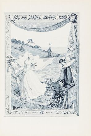  Banville Théodore (de) : Florise. Comédie en quatre actes [...]. Illustrations en couleurs par Edmond Malassis.  Edmond Malassis  (Parigi, 1874 - 1940), Victor Hugo  (1802 - 1885), Antoine-François Prévost  (1697 - 1763)  - Asta Libri, Manoscritti e Autografi - Libreria Antiquaria Gonnelli - Casa d'Aste - Gonnelli Casa d'Aste