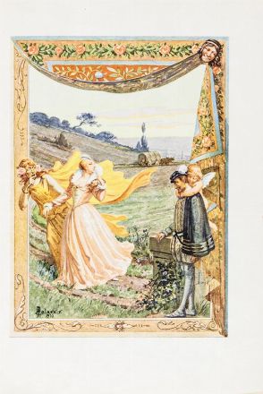 Banville Théodore (de) : Florise. Comédie en quatre actes [...]. Illustrations en couleurs par Edmond Malassis.  Edmond Malassis  (Parigi, 1874 - 1940), Victor Hugo  (1802 - 1885), Antoine-François Prévost  (1697 - 1763)  - Asta Libri, Manoscritti e Autografi - Libreria Antiquaria Gonnelli - Casa d'Aste - Gonnelli Casa d'Aste