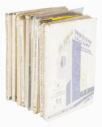Serie del Fauno Giallo (-tutto il pubblicato).  Amerigo Bartoli, Giuseppe Zucca, Filippo Tommaso Marinetti  (1876 - 1994), Luciano [pseud. di Vecchi Omero] Folgore  (1888 - 1966), Massimo Bontempelli  - Asta Libri, Manoscritti e Autografi - Libreria Antiquaria Gonnelli - Casa d'Aste - Gonnelli Casa d'Aste