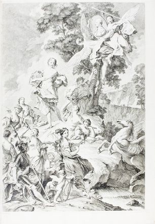  Tasso Torquato : La Gerusalemme liberata di Torquato Tasso con le figure di Giambatista Piazzetta alla sacra real maestà di Maria Teresa d'Austria...  Giovanni Battista Piazzetta  (Venezia, 1683 - 1754)  - Asta Libri, Manoscritti e Autografi - Libreria Antiquaria Gonnelli - Casa d'Aste - Gonnelli Casa d'Aste