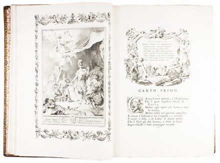  Tasso Torquato : La Gerusalemme liberata di Torquato Tasso con le figure di Giambatista Piazzetta alla sacra real maestà di Maria Teresa d'Austria...  Giovanni Battista Piazzetta  (Venezia, 1683 - 1754)  - Asta Libri, Manoscritti e Autografi - Libreria Antiquaria Gonnelli - Casa d'Aste - Gonnelli Casa d'Aste