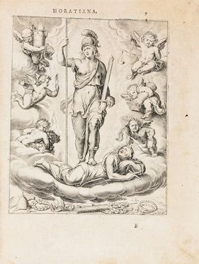  Horatius Flaccus Quintus : [Emblemata imaginibus in aes incisis, notisque illustrata...]. Letteratura classica, Letteratura  Otto van Veen  - Auction Books, Manuscripts & Autographs - Libreria Antiquaria Gonnelli - Casa d'Aste - Gonnelli Casa d'Aste