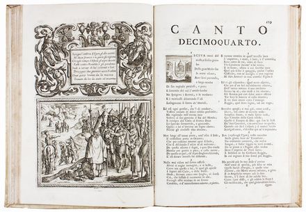  Tasso Torquato : La Gerusalemme Liberata [...]. Con la Vita del medesimo, Allegoria del Poema, Argomenti incisi ne' Rami del Tempesta [...] e con le Annotazioni di Scipione Gentili e di Giulio Guastavini...  Antonio Tempesta  (Firenze, 1555 - Roma, 1630), Scipione Gentili, Giulio Guastavini, Arnold (van) Westerhout  (Anversa, 1651 - Roma, 1725)  - Asta Libri, Manoscritti e Autografi - Libreria Antiquaria Gonnelli - Casa d'Aste - Gonnelli Casa d'Aste