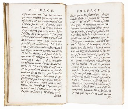  Spinoza Baruch : Traitt des Ceremonies Superstitieuses des Juifs tant Anciens que Modernes. Filosofia, Storia, Ebraica e Judaica, Storia, Diritto e Politica, Religione  - Auction Books, Manuscripts & Autographs - Libreria Antiquaria Gonnelli - Casa d'Aste - Gonnelli Casa d'Aste