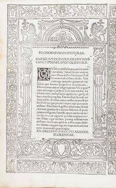 Ficino Marsilio : Epistole.  - Asta Libri, Manoscritti e Autografi - Libreria Antiquaria Gonnelli - Casa d'Aste - Gonnelli Casa d'Aste