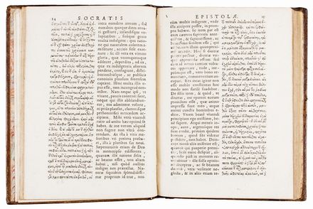 Socrates, Antisthenis et aliorum Socraticorum epistolae. leo Allatius hactenus non editas primus graecè vulgavit; Latinè vertit...  Leone Allacci, Socrates  - Asta Libri, Manoscritti e Autografi - Libreria Antiquaria Gonnelli - Casa d'Aste - Gonnelli Casa d'Aste