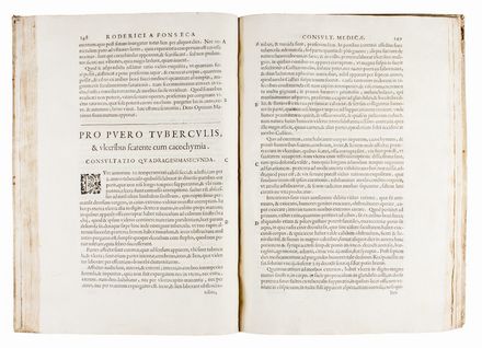  Fonseca Rodrigo : Consultationes medicae singularibus remediis refertae non modo ex antiqua, verum etiam ex nova medicina depromptis, ac selectis, quorum vsus exactissima methodo explicantur, & experimentis probatur... Medicina  - Auction Books, Manuscripts & Autographs - Libreria Antiquaria Gonnelli - Casa d'Aste - Gonnelli Casa d'Aste