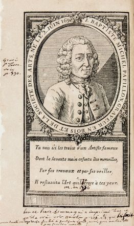  Papillon Jean Michel : Traite historique et pratique de la gravure en bois [...]. Ouvrage enrichi des plus jolis morceaux de sa composition & de sa gravure. Tome premier (-troisieme). Incisione, Arte  - Auction Books, Manuscripts & Autographs - Libreria Antiquaria Gonnelli - Casa d'Aste - Gonnelli Casa d'Aste