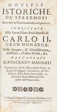  Paragallo Gaspare : Istoria naturale del Monte Vesuvio divisata in due libri.  Vincenzo Magnati  - Asta Libri, Manoscritti e Autografi - Libreria Antiquaria Gonnelli - Casa d'Aste - Gonnelli Casa d'Aste