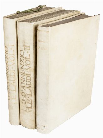  D'Annunzio Gabriele : Laudi del cielo del mare della terra e degli eroi. Vol. I (-II).  - Asta Libri, Manoscritti e Autografi - Libreria Antiquaria Gonnelli - Casa d'Aste - Gonnelli Casa d'Aste