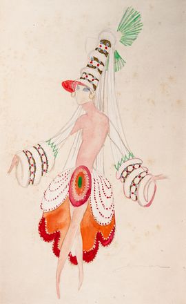  Charles Carl Gesmar  (1900 - 1928) : Lotto di figurini Dco.  - Auction Books & Graphics. Part I: Prints, Drawings & Paintings - Libreria Antiquaria Gonnelli - Casa d'Aste - Gonnelli Casa d'Aste