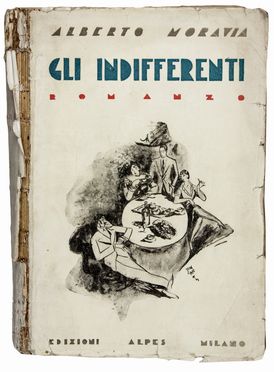  Moravia Alberto : Gli Indifferenti. Romanzo. Letteratura italiana, Letteratura  - Auction Books & Graphics. Part II: Books, Manuscripts & Autographs - Libreria Antiquaria Gonnelli - Casa d'Aste - Gonnelli Casa d'Aste