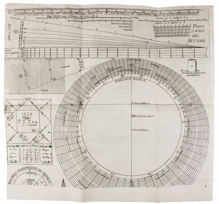  Cavalieri Bonaventura : Trattato della ruota planetaria perpetua e dell'uso di quella principalmente per ritrovare i luoghi de' Pianeti alla Lansbergiana.  - Asta Libri & Grafica. Parte II: Autografi, Musica & Libri a Stampa - Libreria Antiquaria Gonnelli - Casa d'Aste - Gonnelli Casa d'Aste