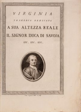  Duranti Durante : Virginia Tragedia. Teatro, Musica, Teatro, Spettacolo  Domanico Cagnoni  (Verona,  - 1797), Giovanni Battista Liviera, Francesco Bracciolini, Luigi Alamanni, Giambattista Giraldi  - Auction Books & Graphics. Part II: Books, Manuscripts & Autographs - Libreria Antiquaria Gonnelli - Casa d'Aste - Gonnelli Casa d'Aste