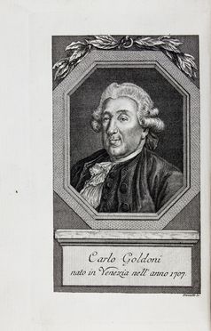  Goldoni Carlo : Opere teatrali [...] con rami allusivi. Tomo Primo (-quadragesimoquarto).  Pietro Antonio Novelli  (Venezia, 1729 - 1804), Giuliano Zuliani  - Asta Libri & Grafica. Parte II: Autografi, Musica & Libri a Stampa - Libreria Antiquaria Gonnelli - Casa d'Aste - Gonnelli Casa d'Aste