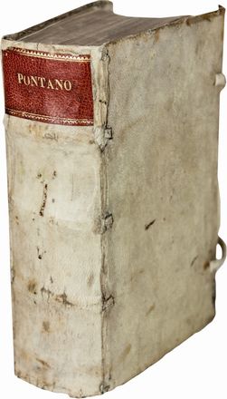  Pontano Giovanni Gioviano : Opera. Urania sive de Stellis libri quiqu. Meteororum. Liber unus. De Hortis hesperidum. Libri duo. Lepidine sive postor ales pompae septem... Astronomia, Letteratura italiana, Agricoltura, Botanica, Astrologia, Scienze tecniche e matematiche, Letteratura, Scienze naturali, Scienze naturali, Occultismo  - Auction Books & Graphics. Part II: Books, Manuscripts & Autographs - Libreria Antiquaria Gonnelli - Casa d'Aste - Gonnelli Casa d'Aste