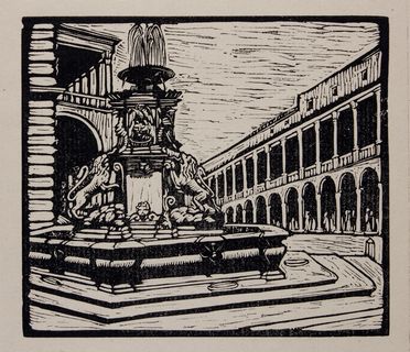  Alfredo Morini  (Fenza, 1894 - 1984) : Lotto di 4 xilografie.  - Auction Books & Graphics. Part I: Prints, Drawings & Paintings - Libreria Antiquaria Gonnelli - Casa d'Aste - Gonnelli Casa d'Aste