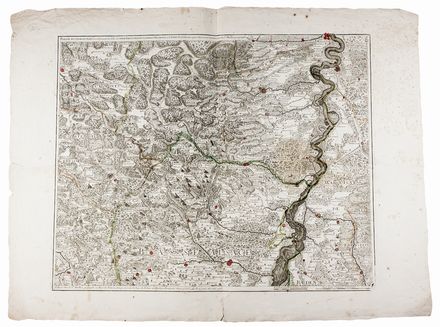  Gaspard Baillieu  (16 - 1744) : Lotto composto di 4 carte geografiche.  - Auction Books & Graphics. Part I: Prints, Drawings & Paintings - Libreria Antiquaria Gonnelli - Casa d'Aste - Gonnelli Casa d'Aste