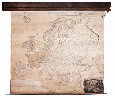  Aaron Arrowsmith  (1750 - 1823) : Map of Europe drawn from all the best surveys and rectified by astronomical observations.  - Auction Books & Graphics. Part I: Prints, Drawings & Paintings - Libreria Antiquaria Gonnelli - Casa d'Aste - Gonnelli Casa d'Aste