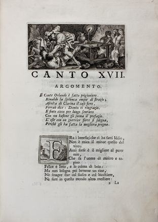  Forteguerri Niccol : Ricciardetto di Niccol Carteromaco. [Parte prima] (-seconda). Letteratura italiana, Letteratura  Francesco Zucchi, Giuseppe Antonio Ghedini  (Ficarolo (Rovigo), 1707 - Ferrara, 1791)  - Auction Books & Graphics. Part II: Books, Manuscripts & Autographs - Libreria Antiquaria Gonnelli - Casa d'Aste - Gonnelli Casa d'Aste