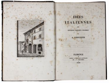  Constantin Abraham : Idees italiennes sur quelques tableaux celebres.  - Asta Libri & Grafica. Parte II: Autografi, Musica & Libri a Stampa - Libreria Antiquaria Gonnelli - Casa d'Aste - Gonnelli Casa d'Aste