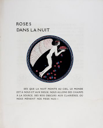  George Barbier  (Nantes, 1882 - Parigi, 1932) : Lotto composto di 5 vignette da Les chansons de Bilitis di Lous Pierre.  Pierre Lous  - Asta Libri & Grafica. Parte I: Stampe, Disegni & Dipinti - Libreria Antiquaria Gonnelli - Casa d'Aste - Gonnelli Casa d'Aste