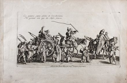  Jacques Callot  (Nancy, 1592 - 1635) [da] : Les Bohémiens.  - Asta Libri & Grafica. Parte I: Stampe, Disegni & Dipinti - Libreria Antiquaria Gonnelli - Casa d'Aste - Gonnelli Casa d'Aste