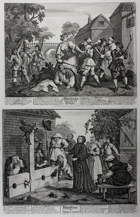  William Hogarth  (Londra, 1697 - 1764) : Lotto composto di oltre 110 stampe di vari soggetti.  - Asta Libri & Grafica. Parte I: Stampe, Disegni & Dipinti - Libreria Antiquaria Gonnelli - Casa d'Aste - Gonnelli Casa d'Aste