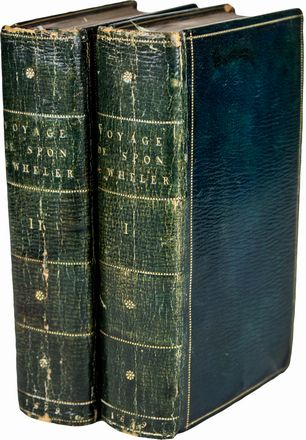  Spon Jacques, Wheler George : Voyage d'Italie, de Dalmatie, de Grece et du Levant, fait aux annes 1675 & 1676 [...]. Tome 1 (-2).  - Asta Libri & Grafica. Parte II: Autografi, Musica & Libri a Stampa - Libreria Antiquaria Gonnelli - Casa d'Aste - Gonnelli Casa d'Aste