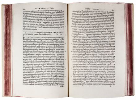  Alberti Leon Battista : L'Architettura [...] tradotta in lingua fiorentina da Cosimo Bartoli gentil'huomo & accademico fiorentino. Con la aggiunta de disegni. Architettura, Figurato, Collezionismo e Bibliografia  Cosimo Bartoli  - Auction Books & Graphics. Part II: Books, Manuscripts & Autographs - Libreria Antiquaria Gonnelli - Casa d'Aste - Gonnelli Casa d'Aste