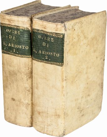  Ariosto Ludovico : L'Orlando Furioso. Letteratura italiana, Figurato, Letteratura, Collezionismo e Bibliografia  - Auction Books & Graphics. Part II: Books, Manuscripts & Autographs - Libreria Antiquaria Gonnelli - Casa d'Aste - Gonnelli Casa d'Aste