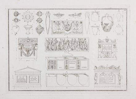  Uggeri Angiolo : [Journées Pittoresque des Edifices de Rome Ancienne].  - Asta Libri & Grafica. Parte II: Autografi, Musica & Libri a Stampa - Libreria Antiquaria Gonnelli - Casa d'Aste - Gonnelli Casa d'Aste