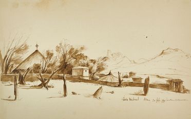  Lino Bianchi Barriviera  (Montebelluna, 1906 - Acilia, 1985) : Lotto di 2 disegni.  - Asta Libri & Grafica - Libreria Antiquaria Gonnelli - Casa d'Aste - Gonnelli Casa d'Aste