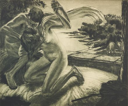  Alois Kolb  (Vienna, 1875 - Lipsia, 1942) : Mitternacht (Mezzanotte).  - Asta Libri & Grafica - Libreria Antiquaria Gonnelli - Casa d'Aste - Gonnelli Casa d'Aste