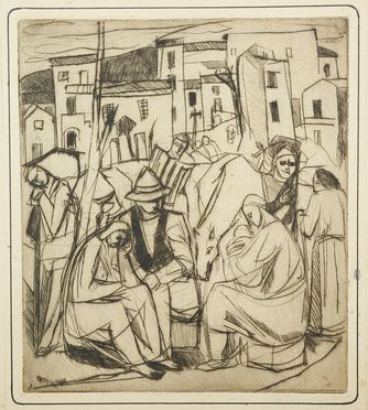  Pietro Annigoni  (Milano, 1910 - Firenze, 1988) [e altri] : Lotto composto di 10 incisioni provenienti dalla collezione di Lino Bianchi Barriviera.  Lino Bianchi Barriviera  (Montebelluna, 1906 - Acilia, 1985)  - Asta Libri & Grafica - Libreria Antiquaria Gonnelli - Casa d'Aste - Gonnelli Casa d'Aste
