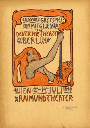  Peter Behrens  (Hamburg, 1868 - Berlin, 1940) : Der Kuss (Il bacio).  - Asta Libri & Grafica - Libreria Antiquaria Gonnelli - Casa d'Aste - Gonnelli Casa d'Aste
