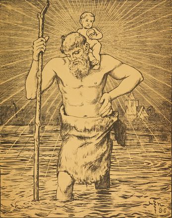  Hans Thoma  (Bernau, 1839 - Karlsruhe, 1924) : Die Lautenspielerin.  - Asta Libri & Grafica - Libreria Antiquaria Gonnelli - Casa d'Aste - Gonnelli Casa d'Aste