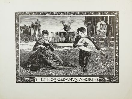  Francesco Nonni  (Faenza, 1885 - 1975) : Le tre grazie. Primavera.  - Asta Libri & Grafica - Libreria Antiquaria Gonnelli - Casa d'Aste - Gonnelli Casa d'Aste