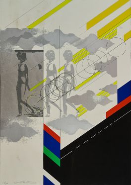  Walter Valentini  (Pergola, 1928) : Lotto di 2 incisioni a colori.  - Asta Libri & Grafica - Libreria Antiquaria Gonnelli - Casa d'Aste - Gonnelli Casa d'Aste
